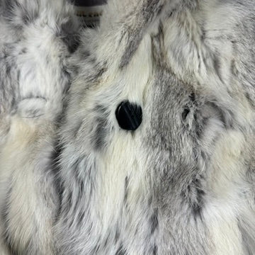 Split End Vintage Rabbit Fur Jacket