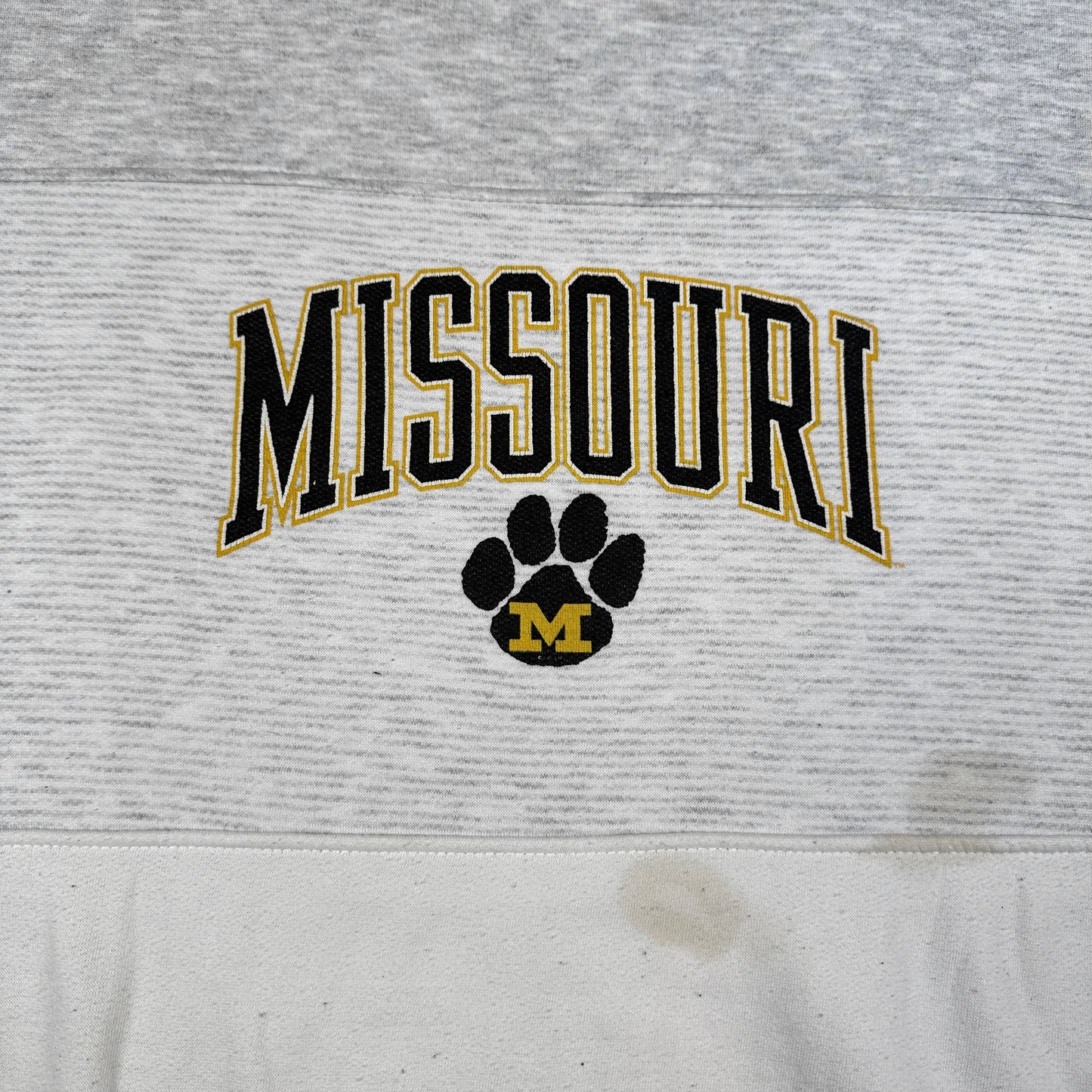 Vintage University of Missouri Gray Gear Sweatshirt