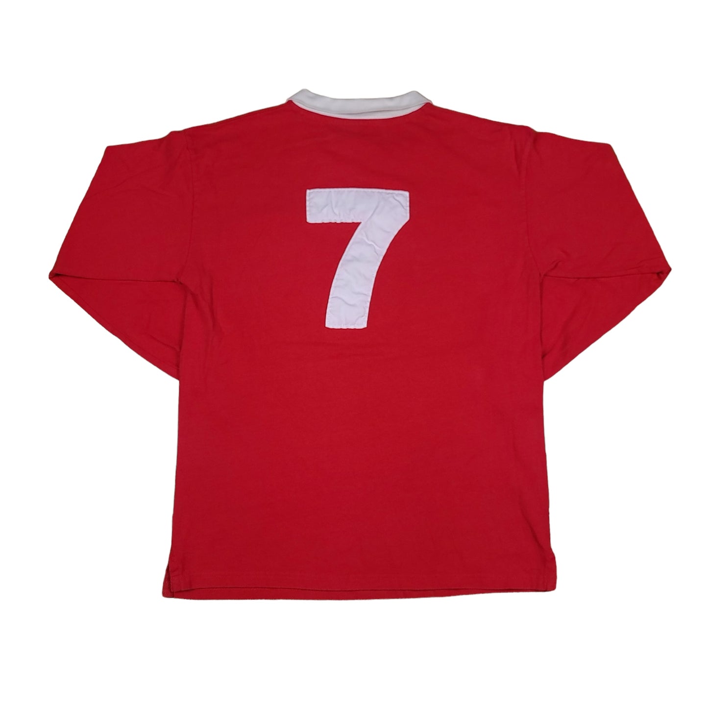 Manchester United Football Red Long Sleeve Polo