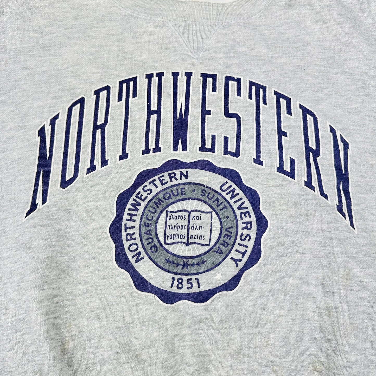 Vintage Northwestern University Gray Galt Sand Sweatshirt