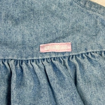 Vintage Oshkosh Dress Denim Girls Toddler