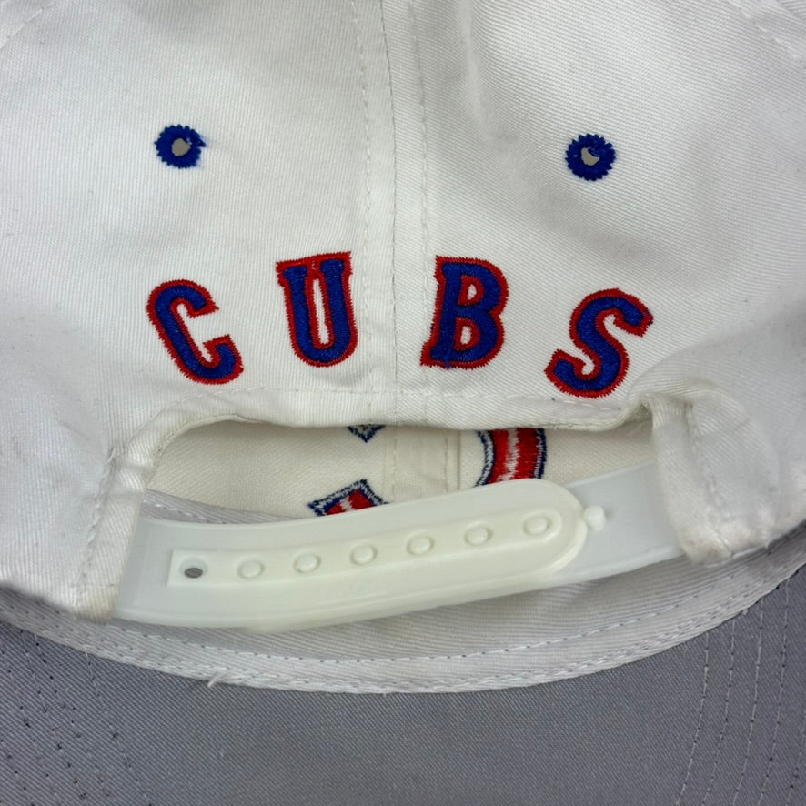 Vintage Chicago Cubs Hat White Snapback