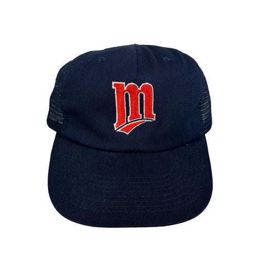 Vintage Minnesota Twins Navy Blue Trucker Hat