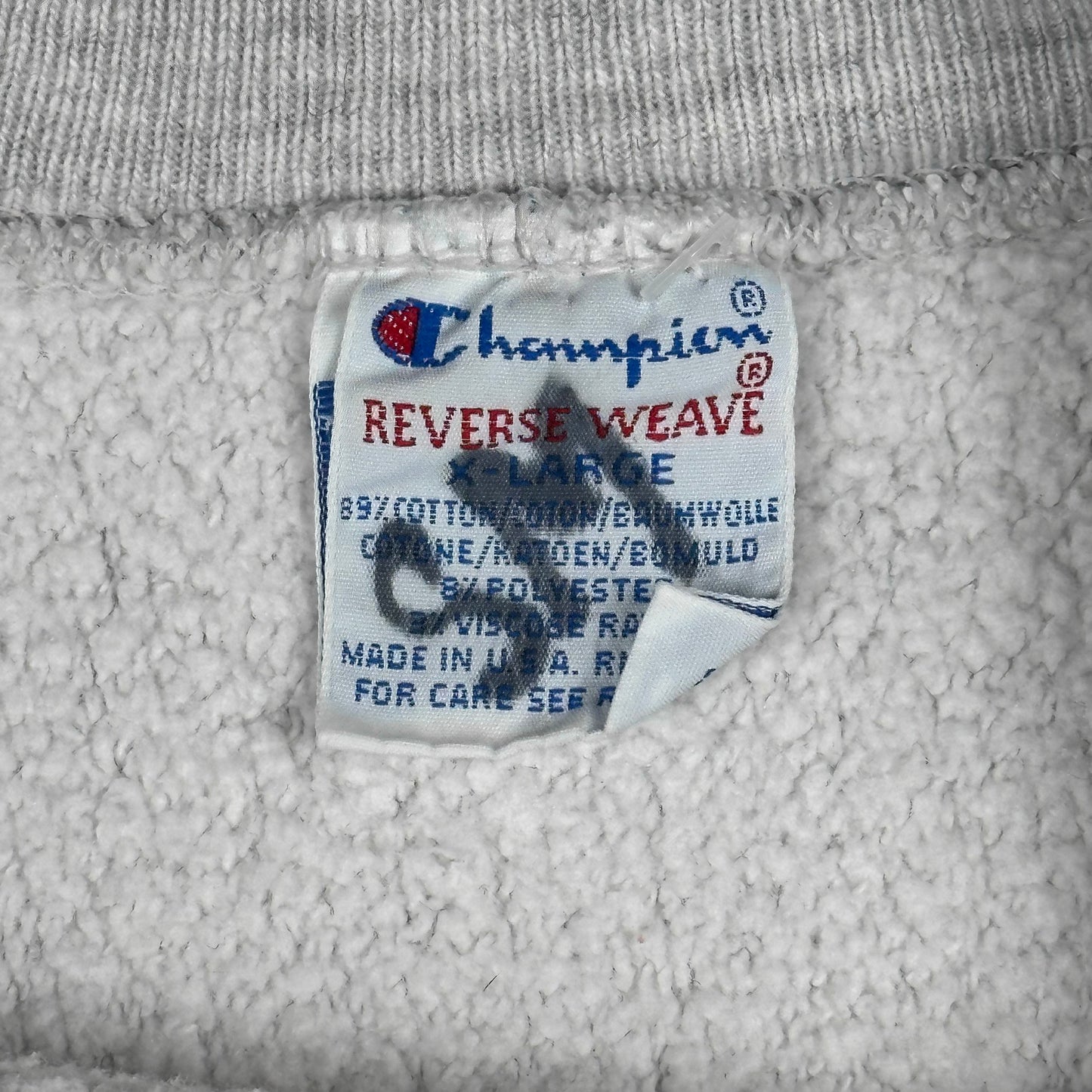 Vintage Bentley University Gray Champion Reverse Weave Sweatshirt