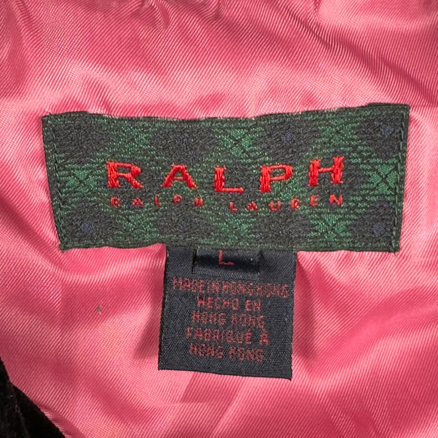 Vintage Ralph Lauren Velvet Vest Women's