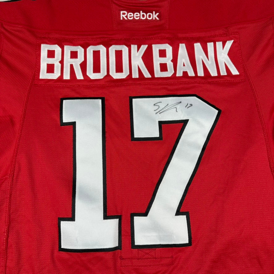 Blackhawks Jersey Brookbanks Game Issued Autographed