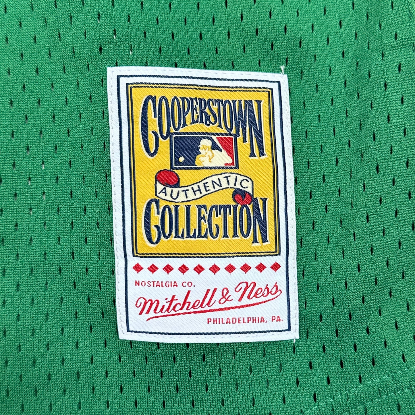 Reggie Jackson Oakland Athletics 1987 Green Mitchell & Ness Jersey (New with Tags)