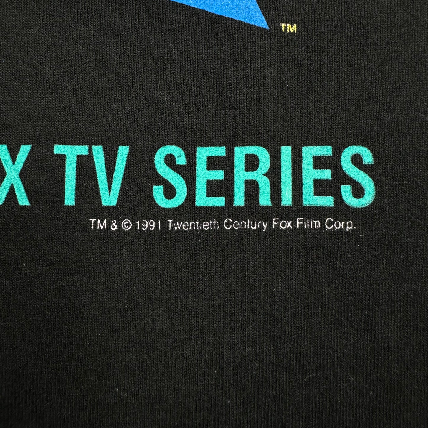 Vintage In Living Color 1991 Fox Black Tee