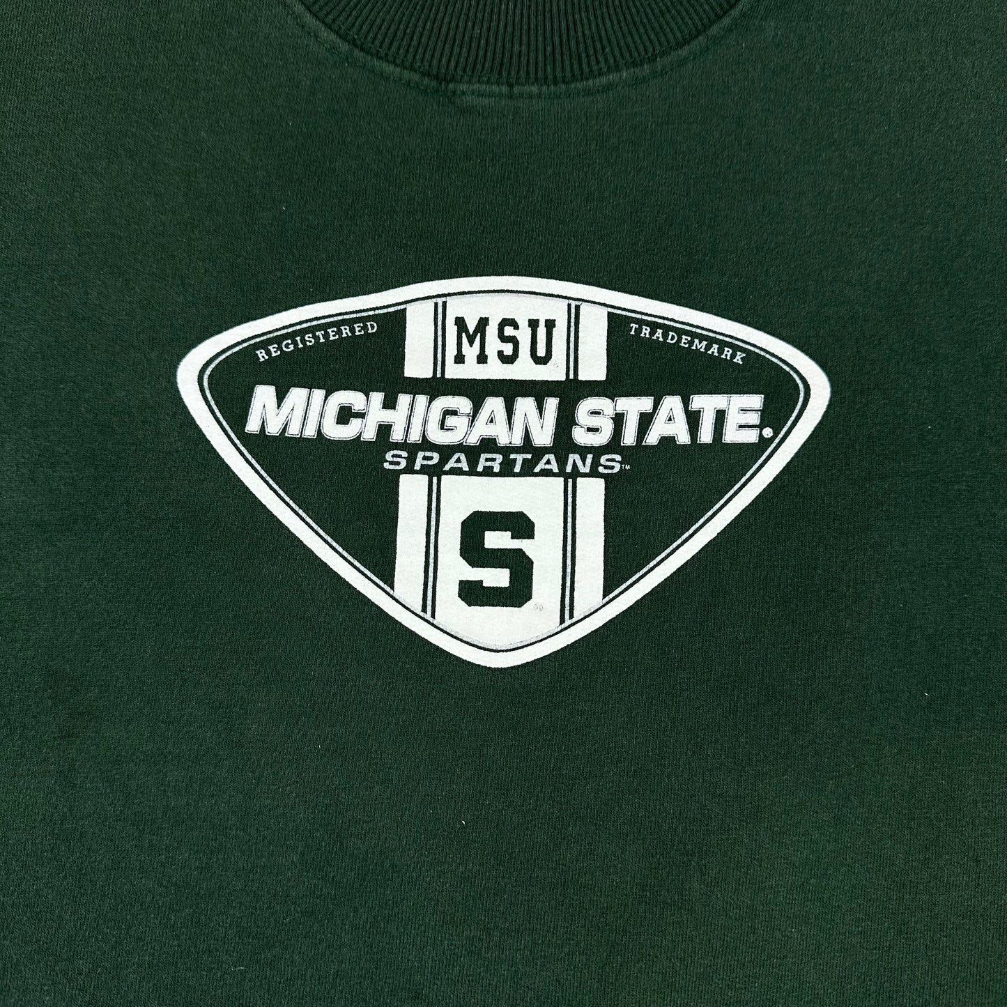 Vintage Michigan State University Sweatshirt Gildan Cropped