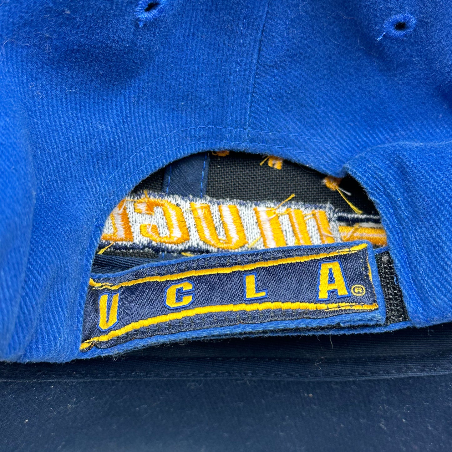 Vintage University of California Los Angeles Blue adidas Hook & Loop Back Hat