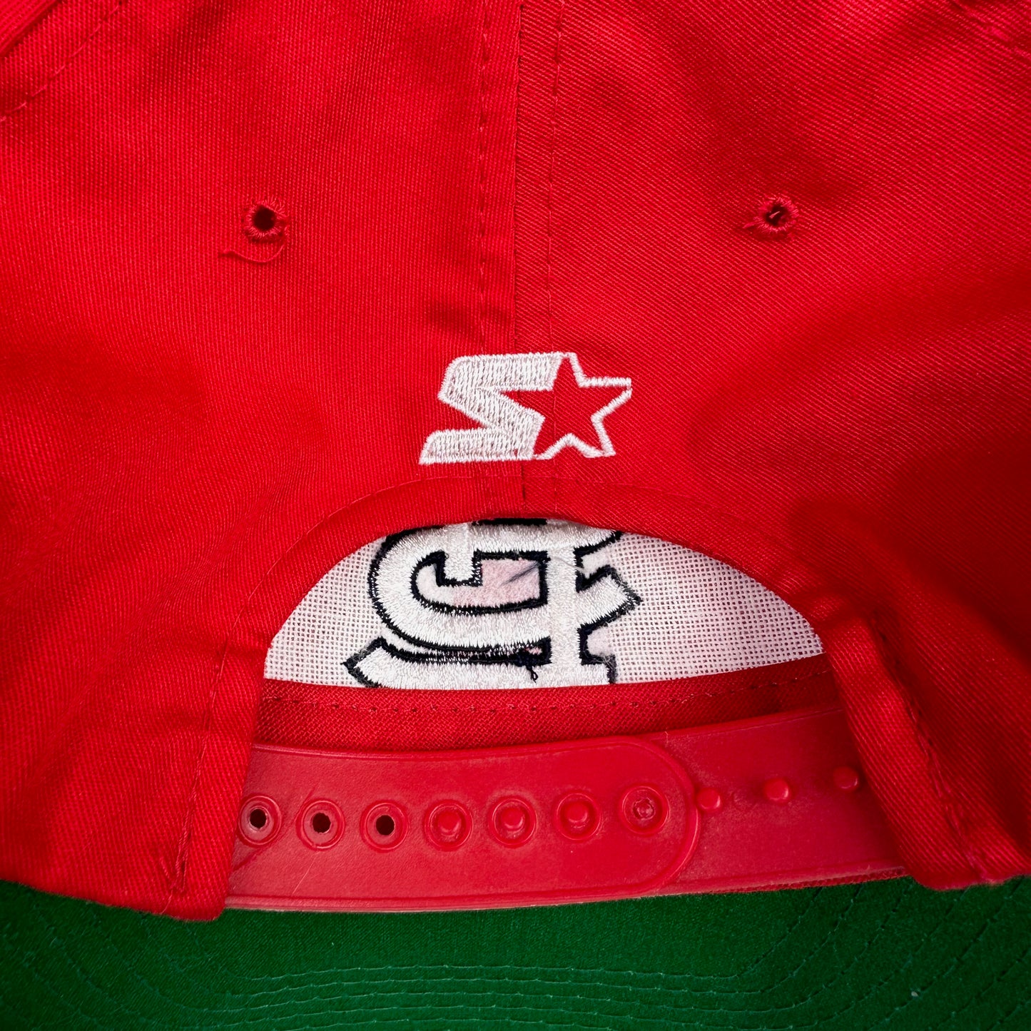 Vintage St. Louis Cardinals Red Starter Snap Back Hat