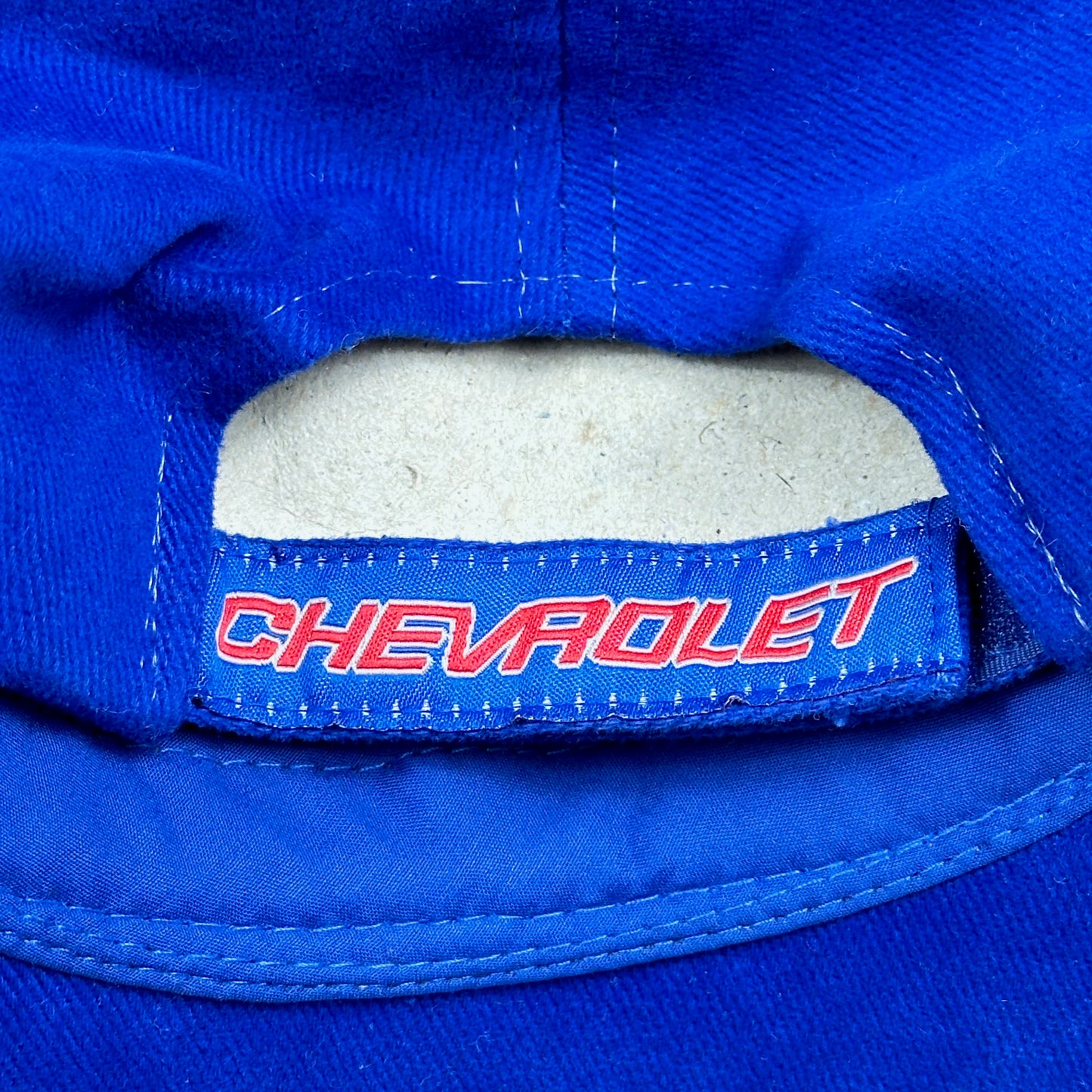 Chevrolet Racing Blue Hook & Loop Back Hat (New with Tags)