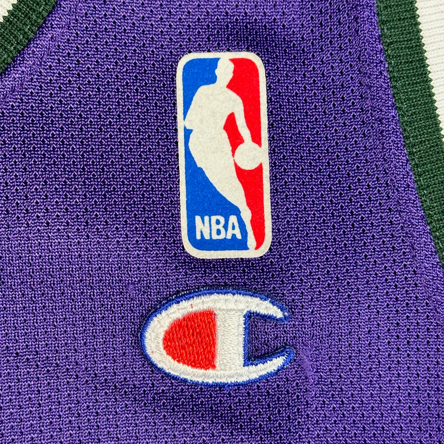 Vintage Glenn Robinson Milwaukee Bucks Purple Champion Basketball Jersey