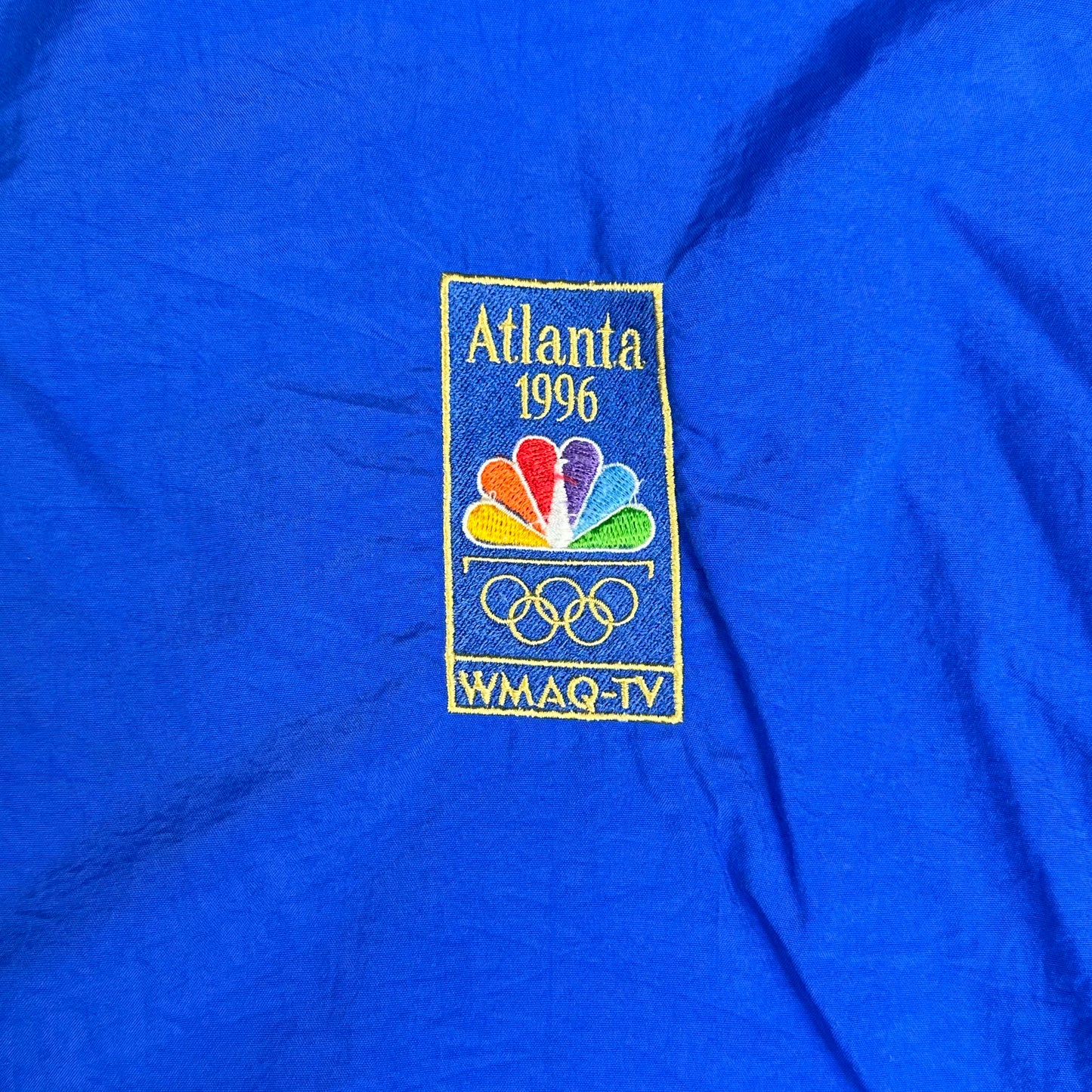 Vintage Atlanta 1996 Olympics Blue Legends Windbreaker Jacket