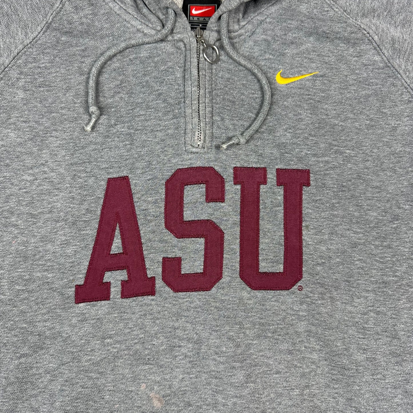 Vintage Arizona State University Nike Gray 1/4 Zip Hoodie