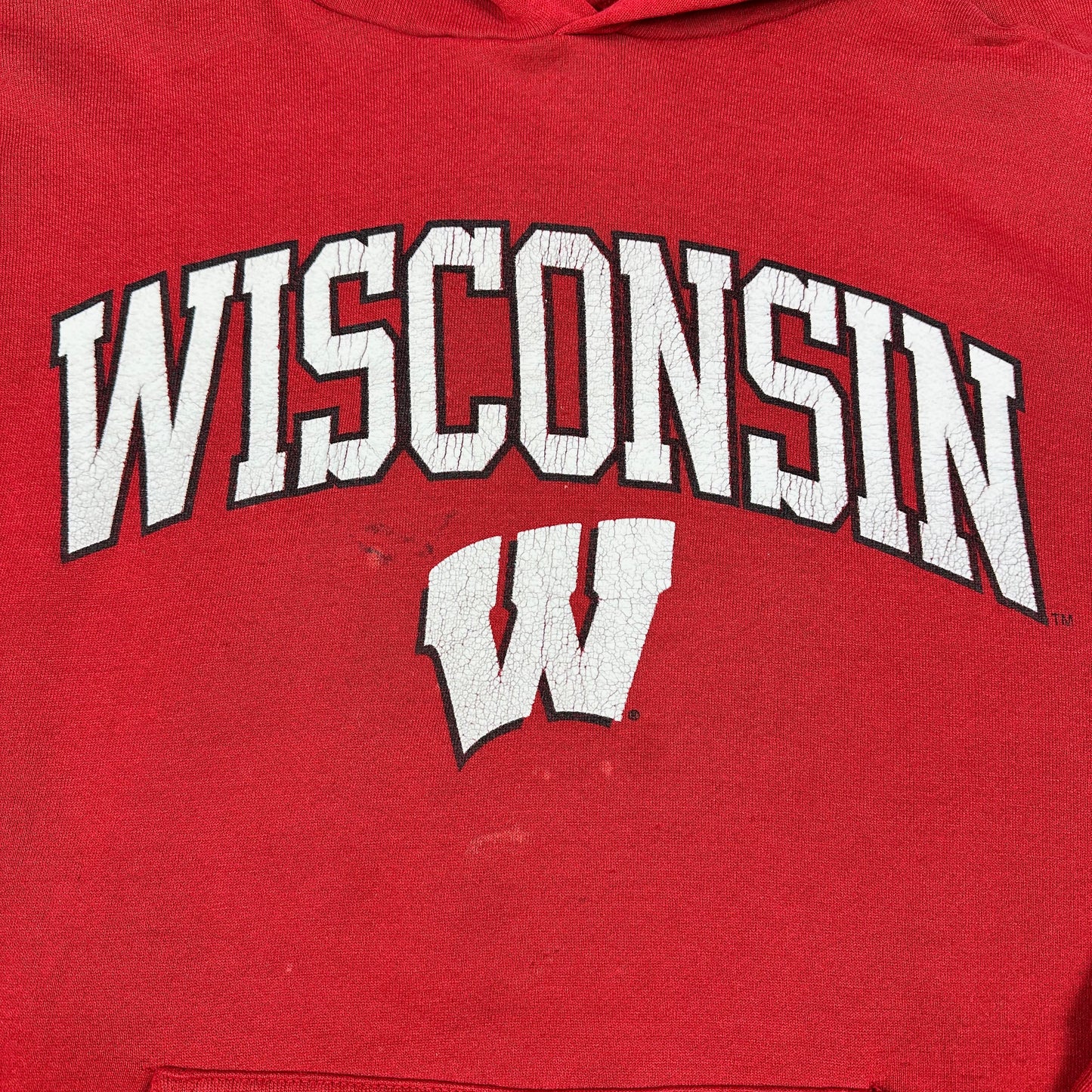 University of Wisconsin Badgers Russell Athletic Red Hoodie