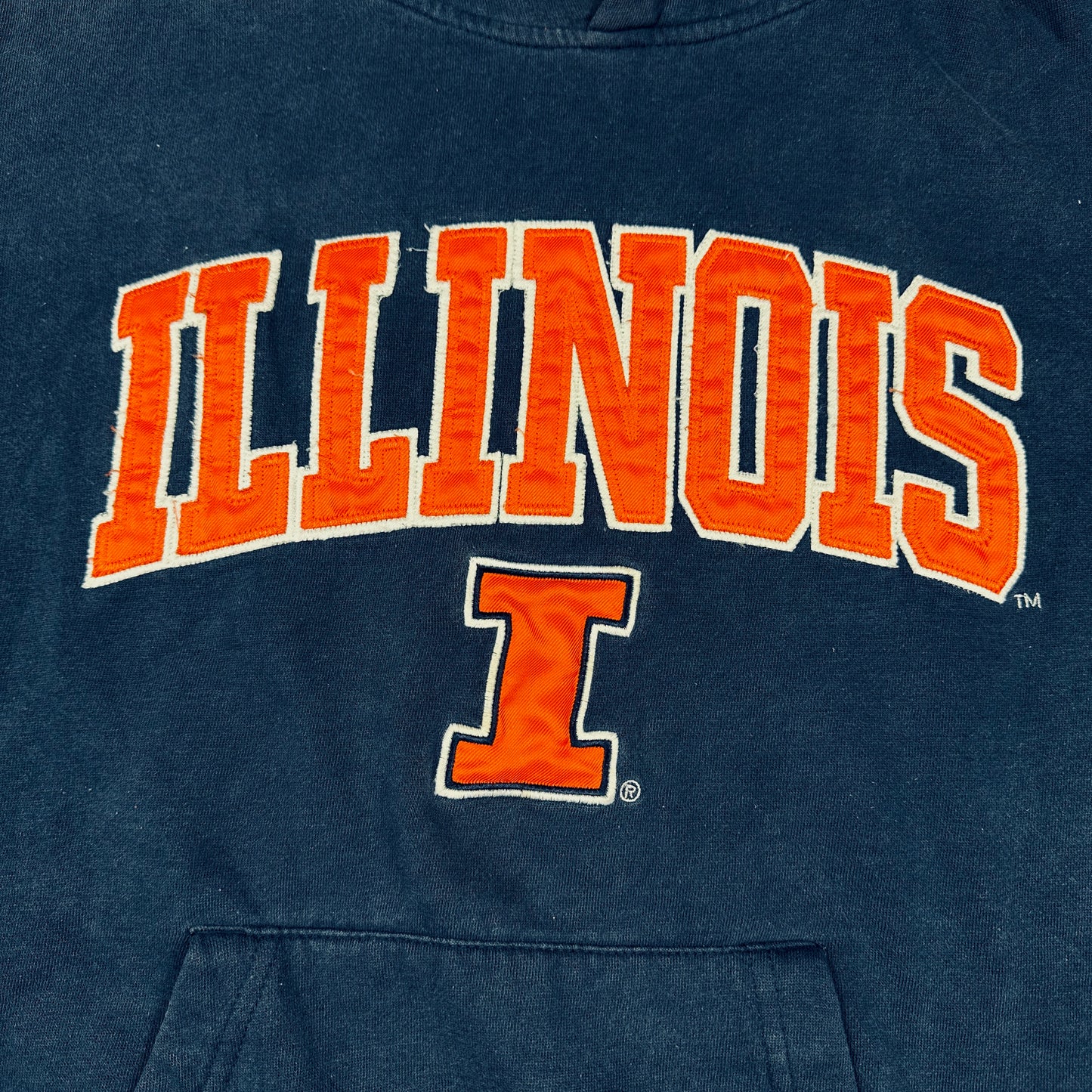 University of Illinois Champaign Urbana Stadium Athletics Navy Blue Hoodie