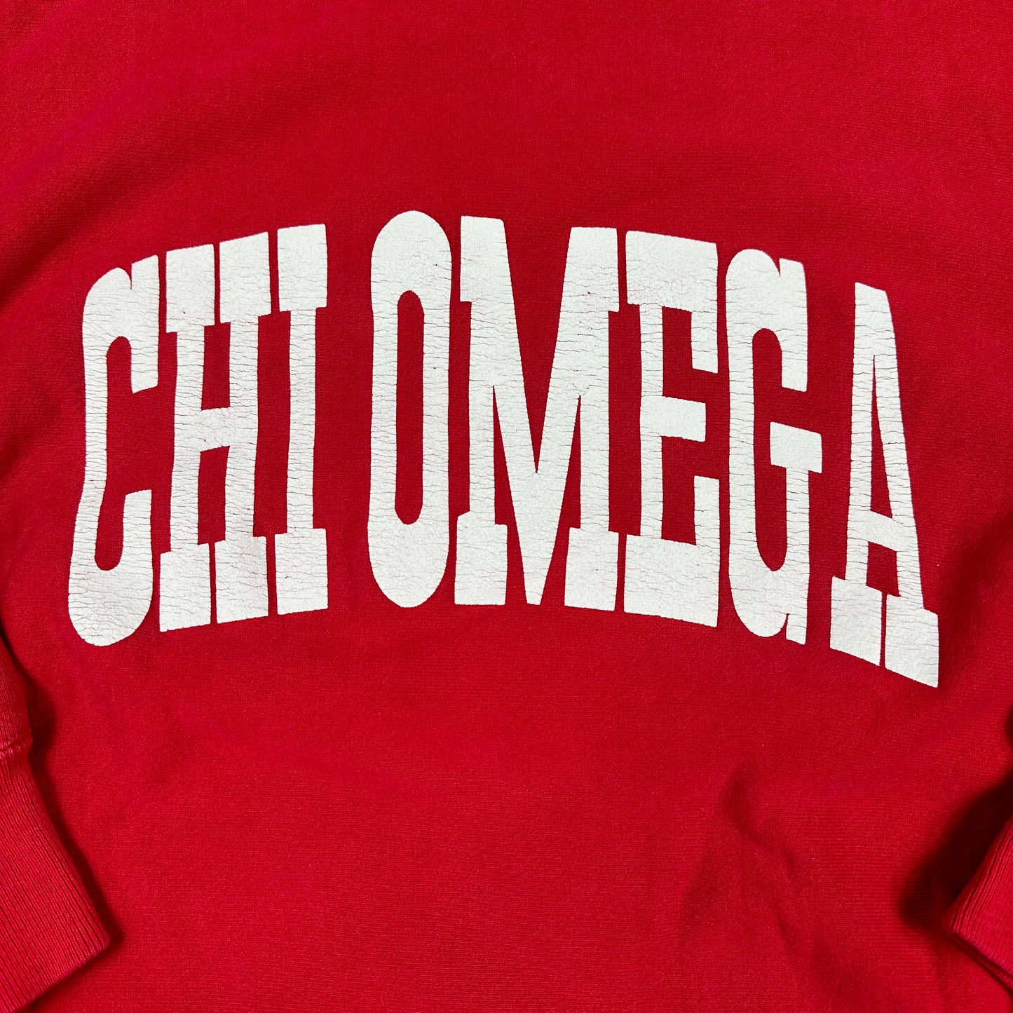 Vintage Chi Omega Red College Sweatshirt