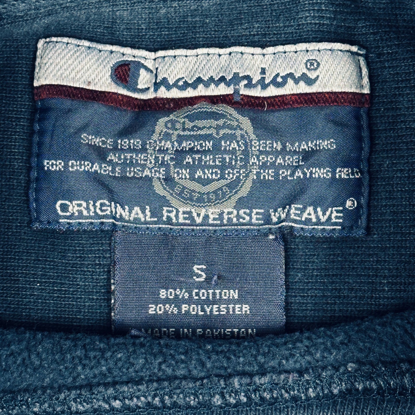 Vintage George Washington University Navy Blue Champion Reverse Weave Sweatshirt