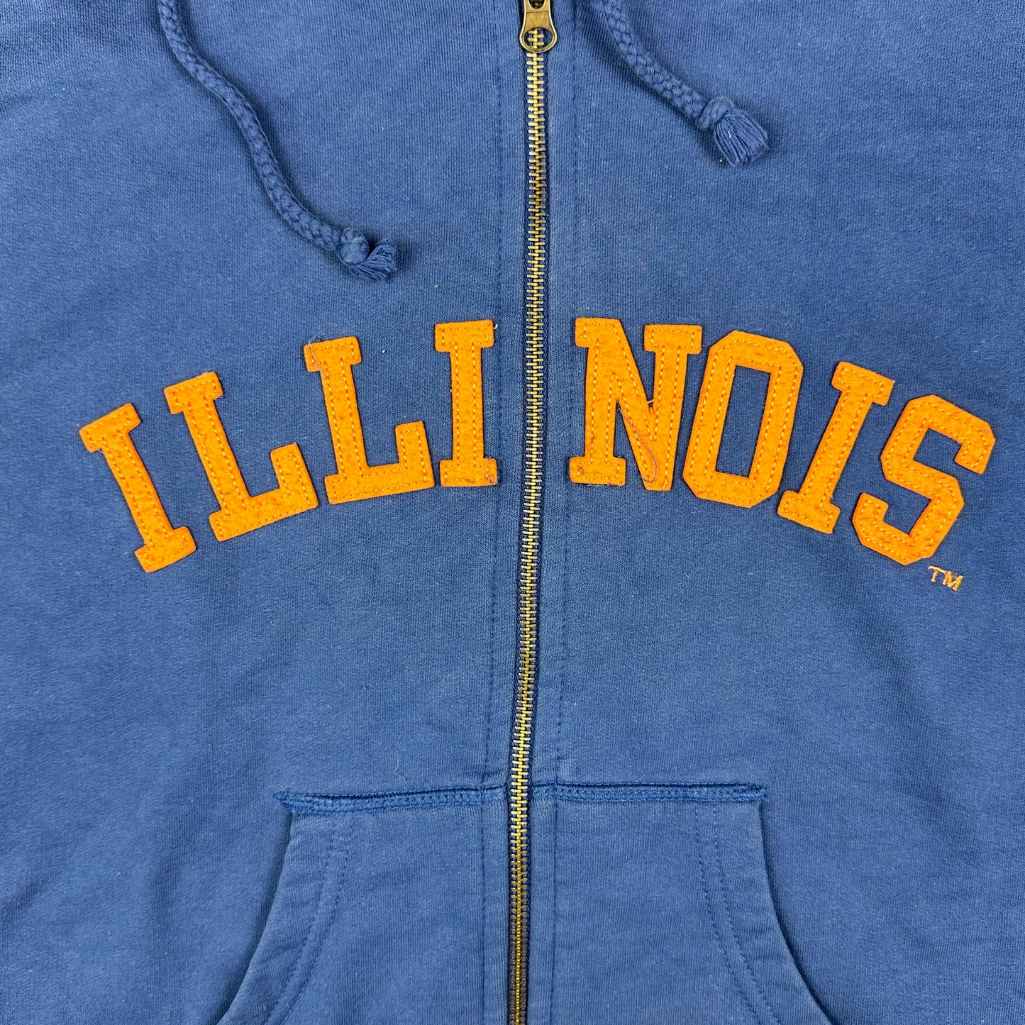 University of Illinois Champaign Urbana Steve & Barry's Navy Blue Hoodie