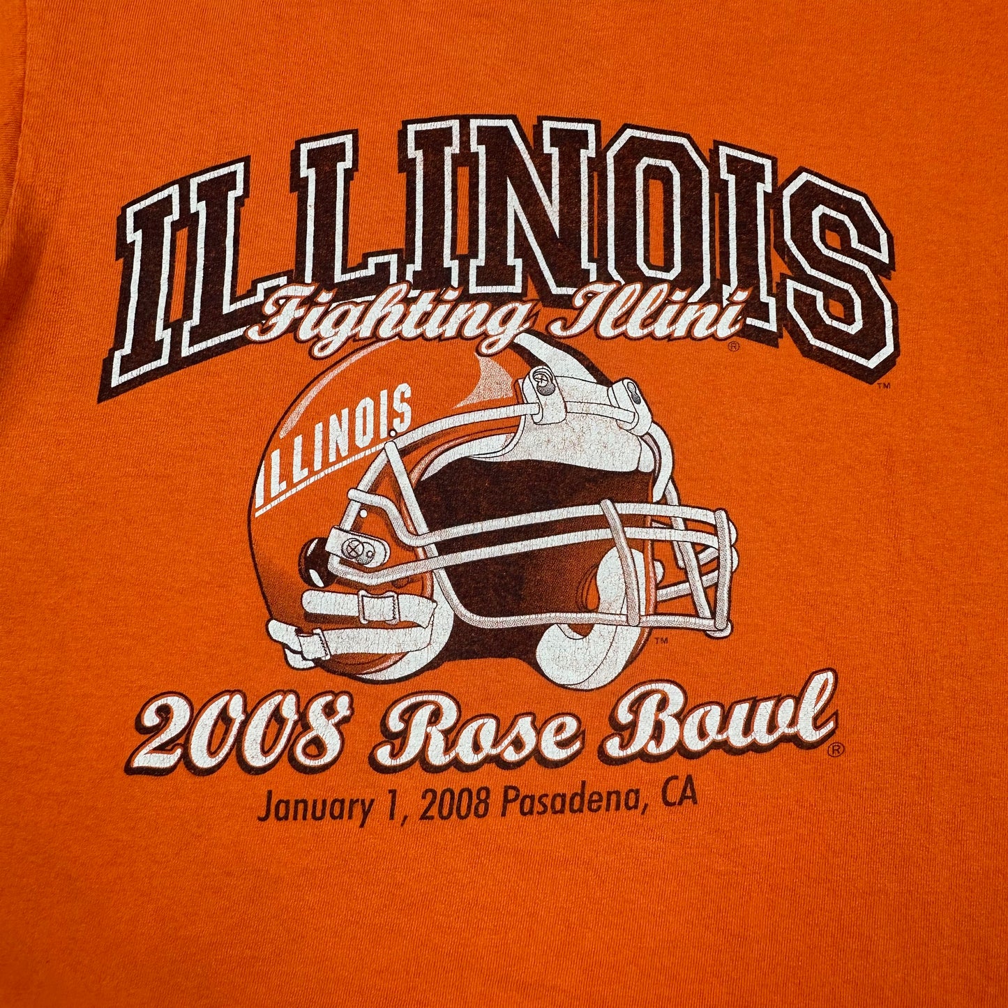 University of Illinois Orange 2008 Rose Bowl Tee