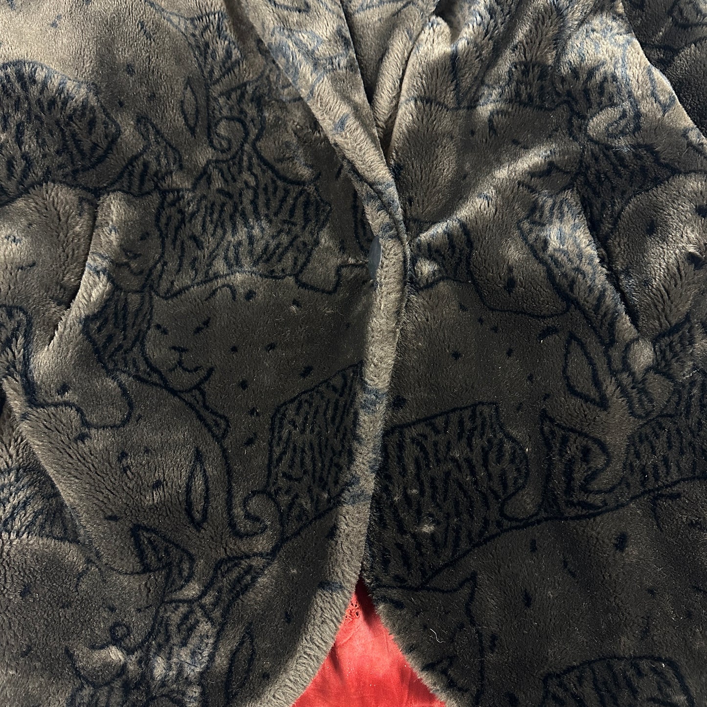 Vintage Donny Brook Jacket Brown Jaguars Faux Fur