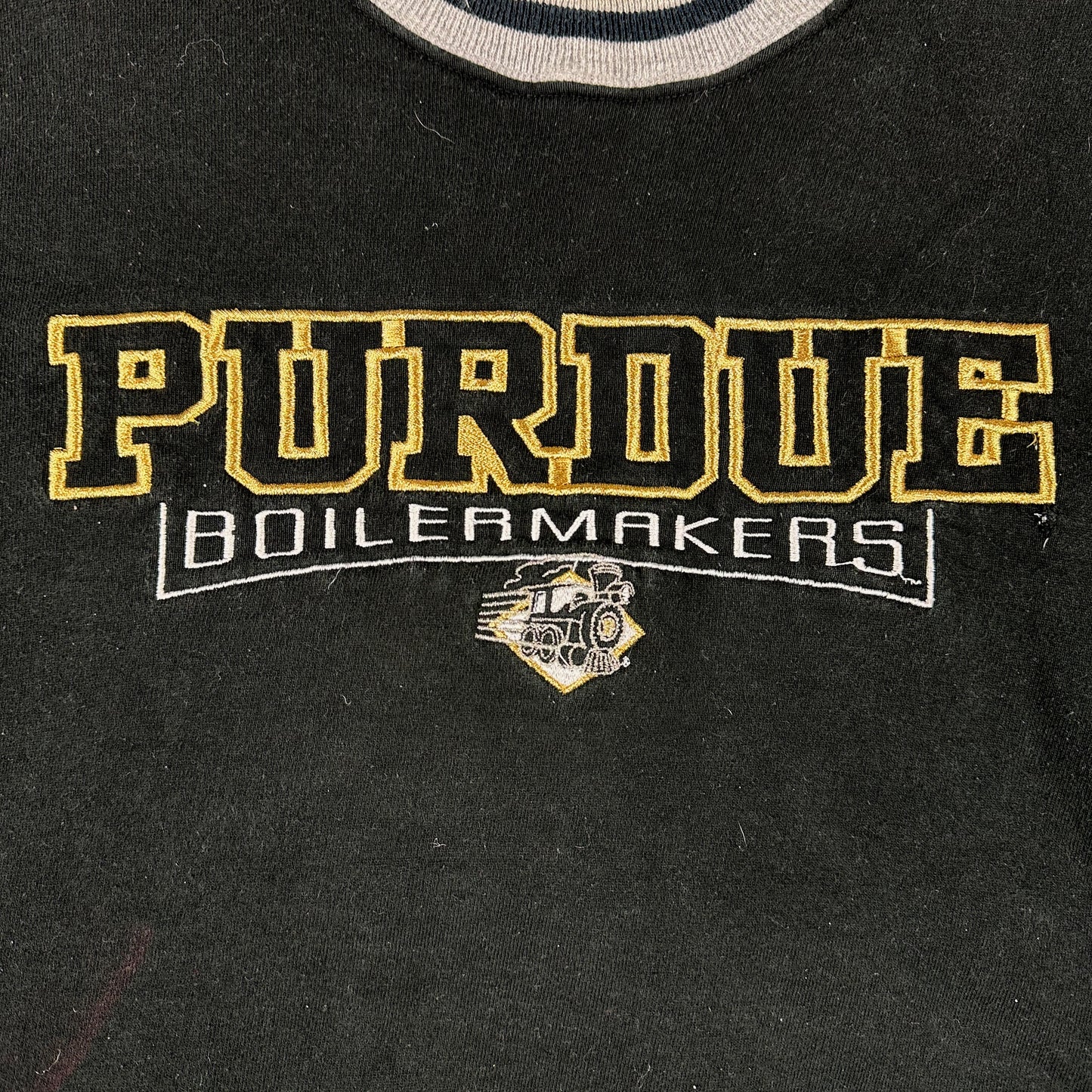 Vintage Purdue University Boilermakers Black Pro Player Sweatshirt