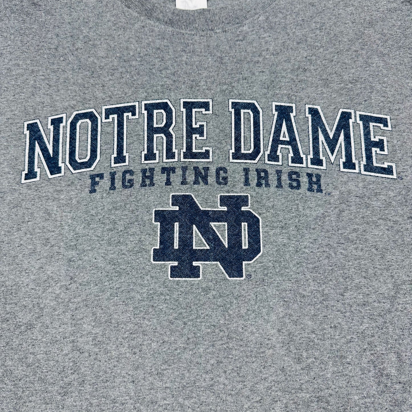 Vintage Notre Dame Fighting Irish Gray Jansport Tee