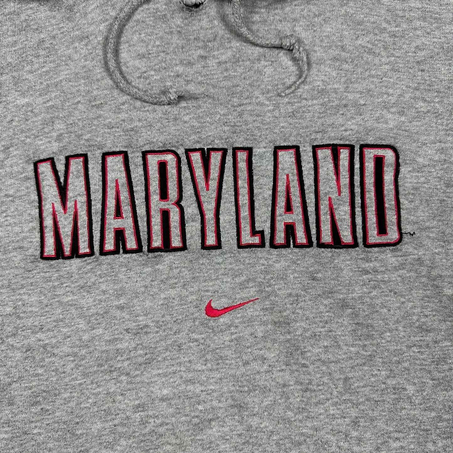 Vintage University of Maryland Hoodie Nike Distressed