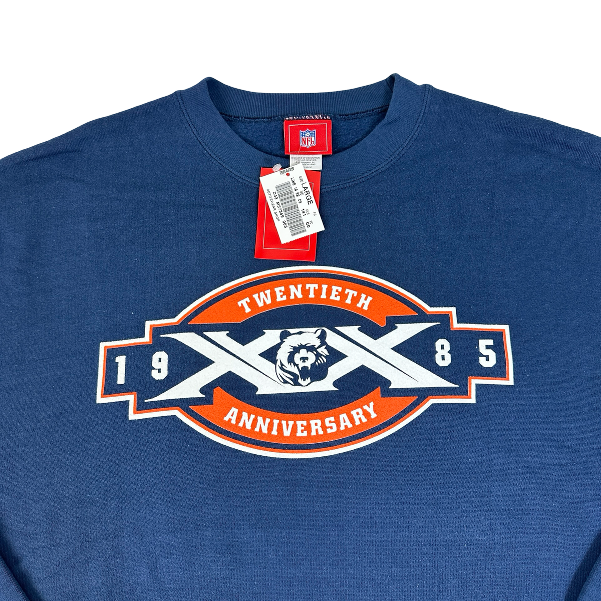Vintage Chicago Bears Sweatshirt Y2K 20th Superbowl Anniversary