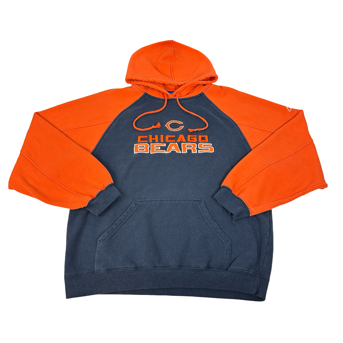 Vintage Chicago Bears Hoodie Reebok Color Block