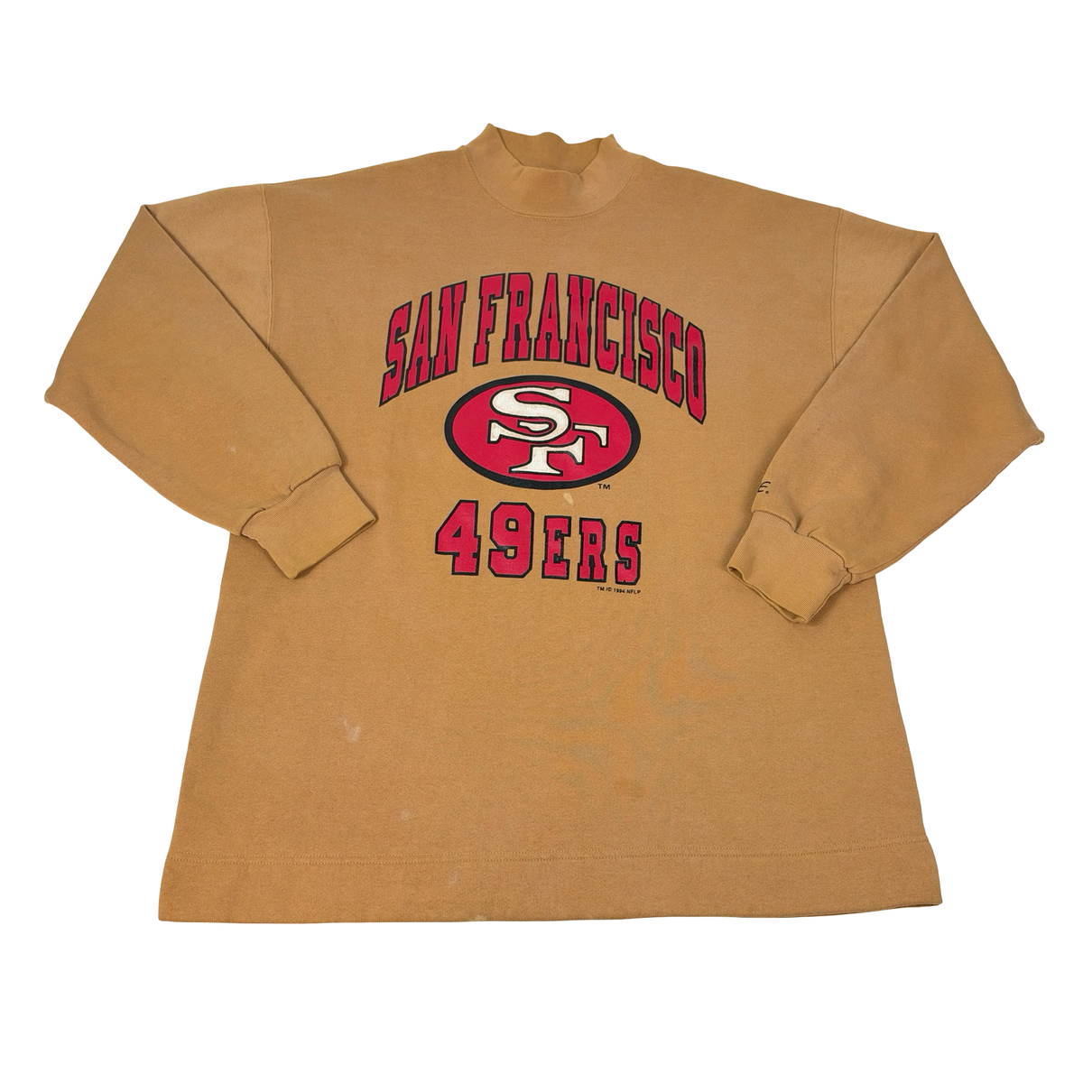 Vintage San Francisco 49ers Sweatshirt Gold