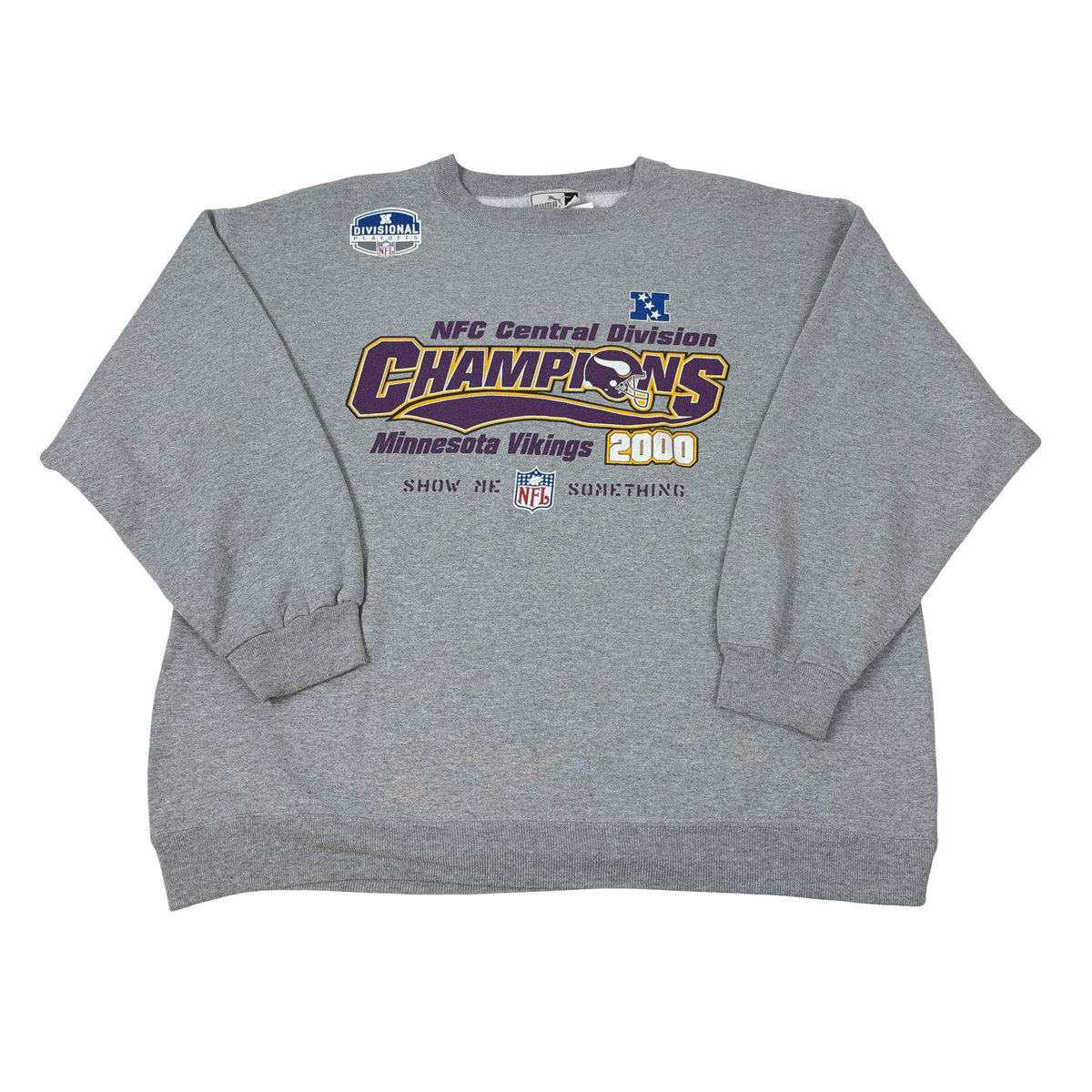 Vintage Minnesota Vikings Sweatshirt NFC Champions 2000