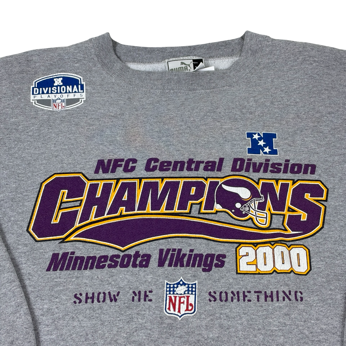 Vintage Minnesota Vikings Sweatshirt NFC Champions 2000