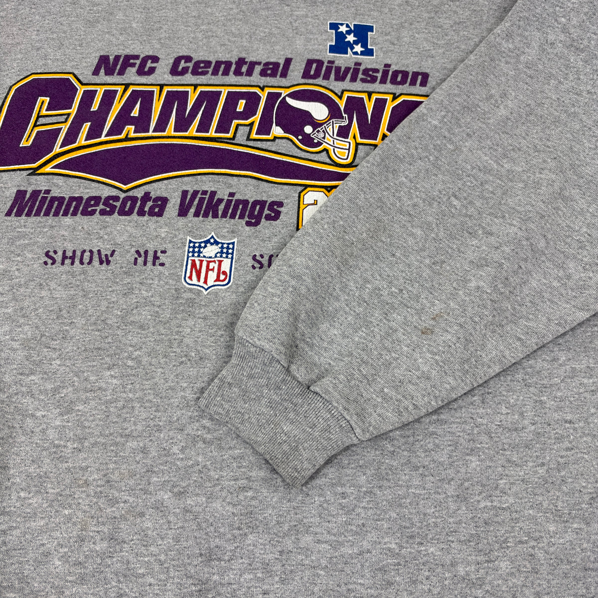 Vintage Minnesota Vikings Sweatshirt NFC Champions 2000