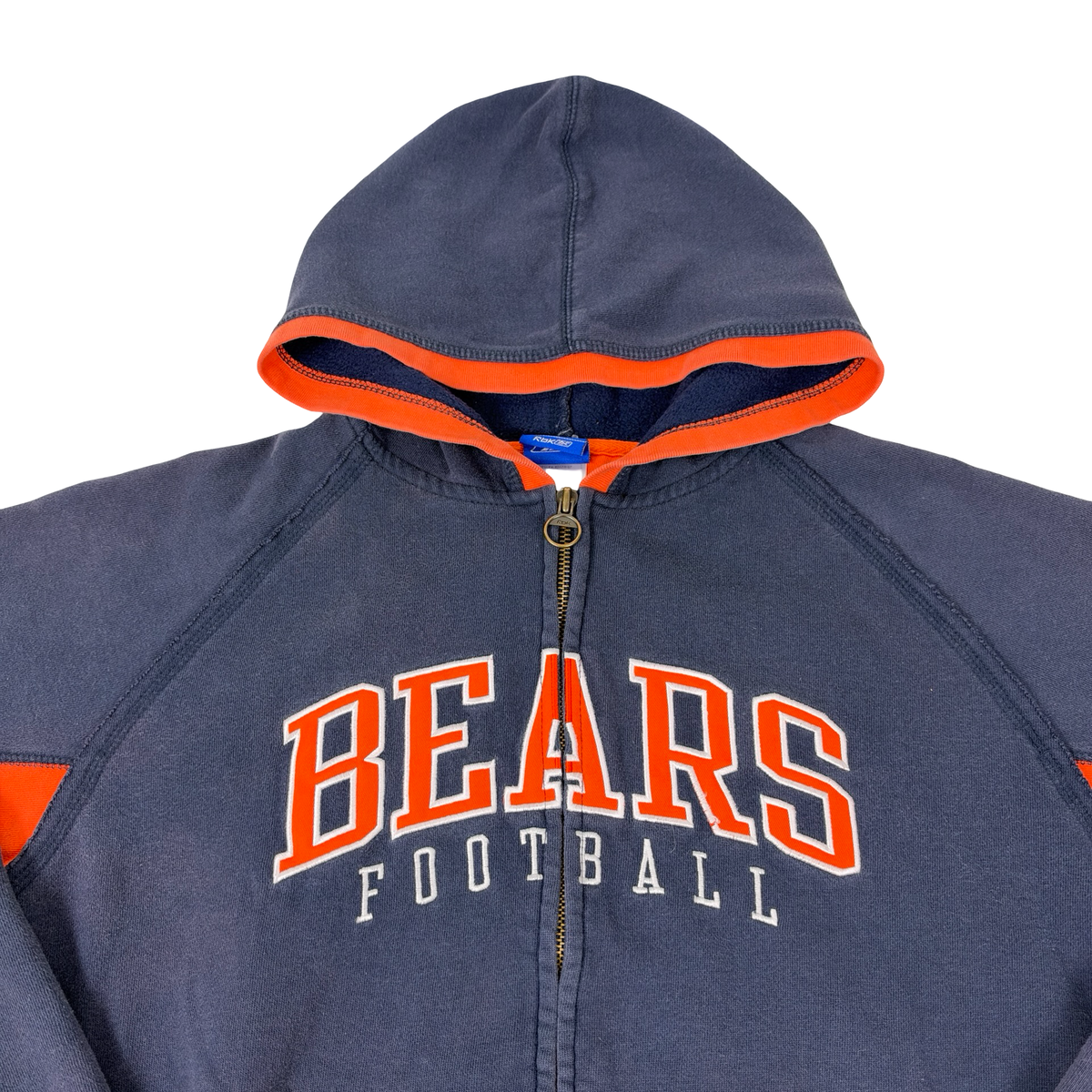 Vintage Chicago Bears Hoodie Full Zip Youth