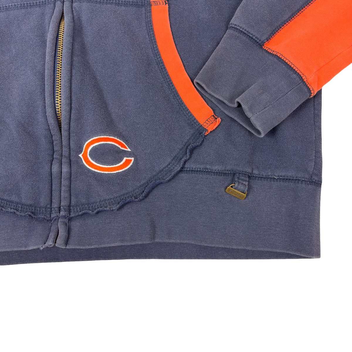 Vintage Chicago Bears Hoodie Full Zip Youth