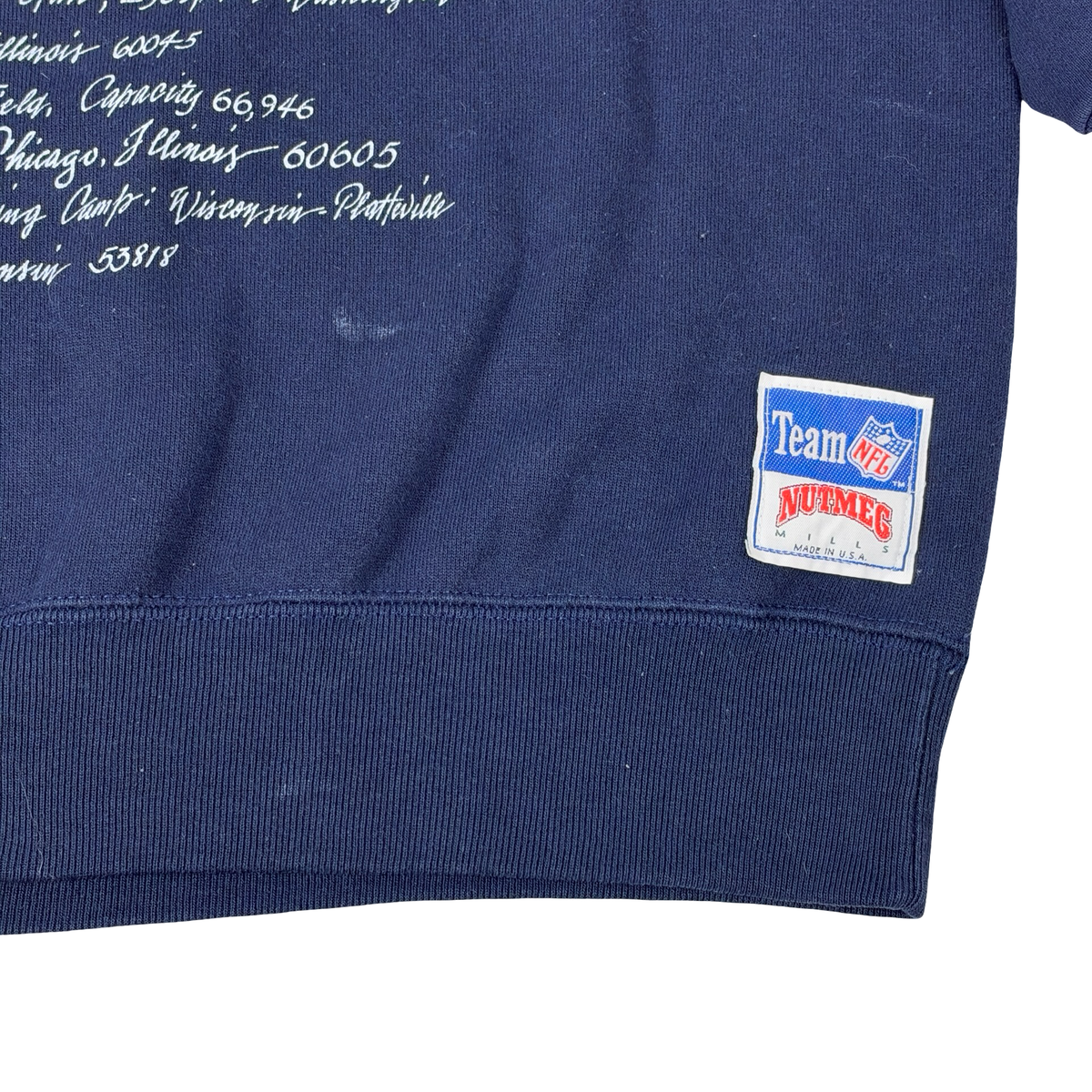 Vintage Chicago Bears Sweatshirt Nutmeg Crest