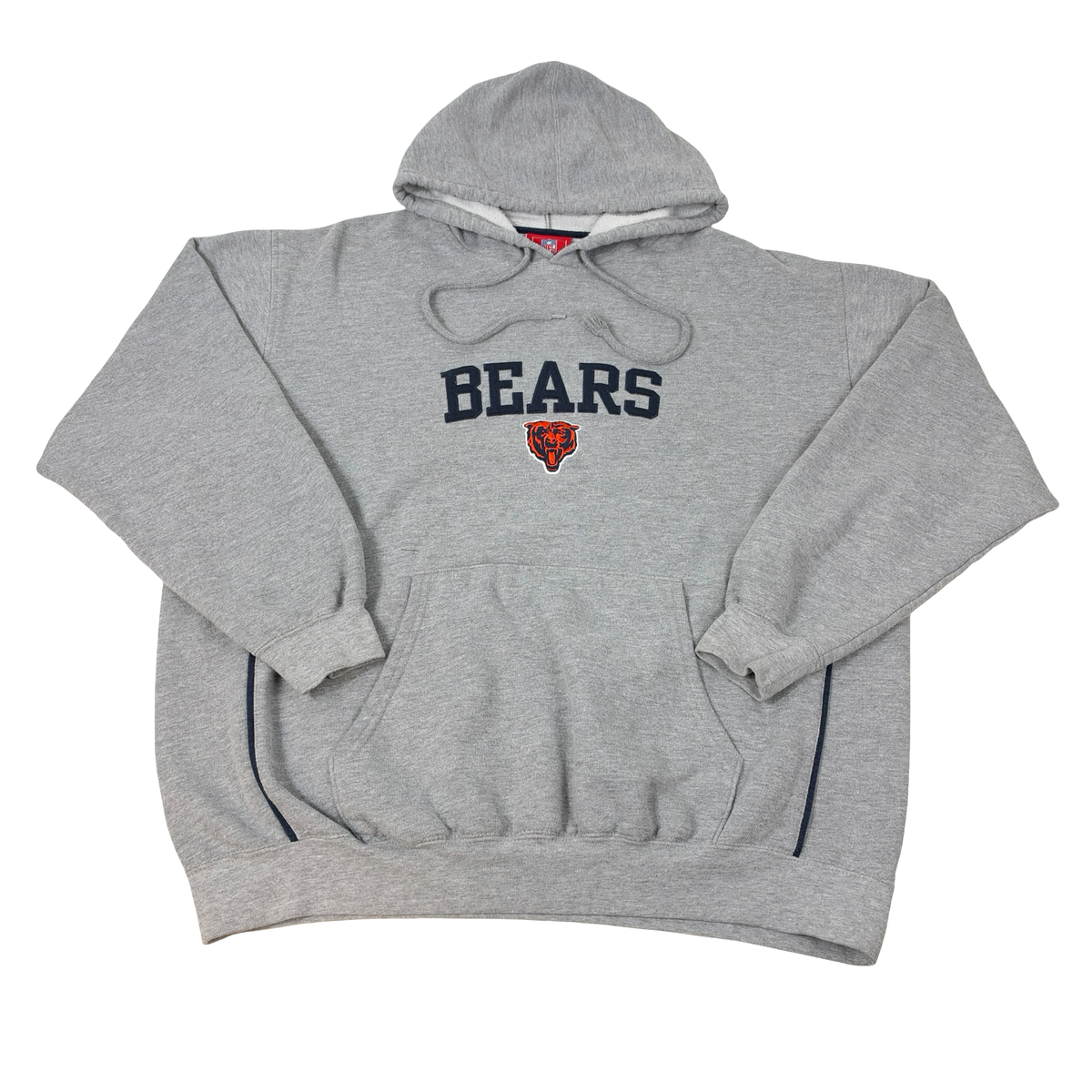 Vintage Chicago Bears Hoodie Gray NFL