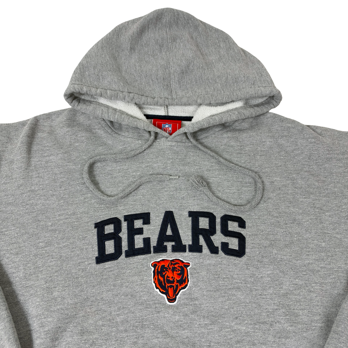 Vintage Chicago Bears Hoodie Gray NFL