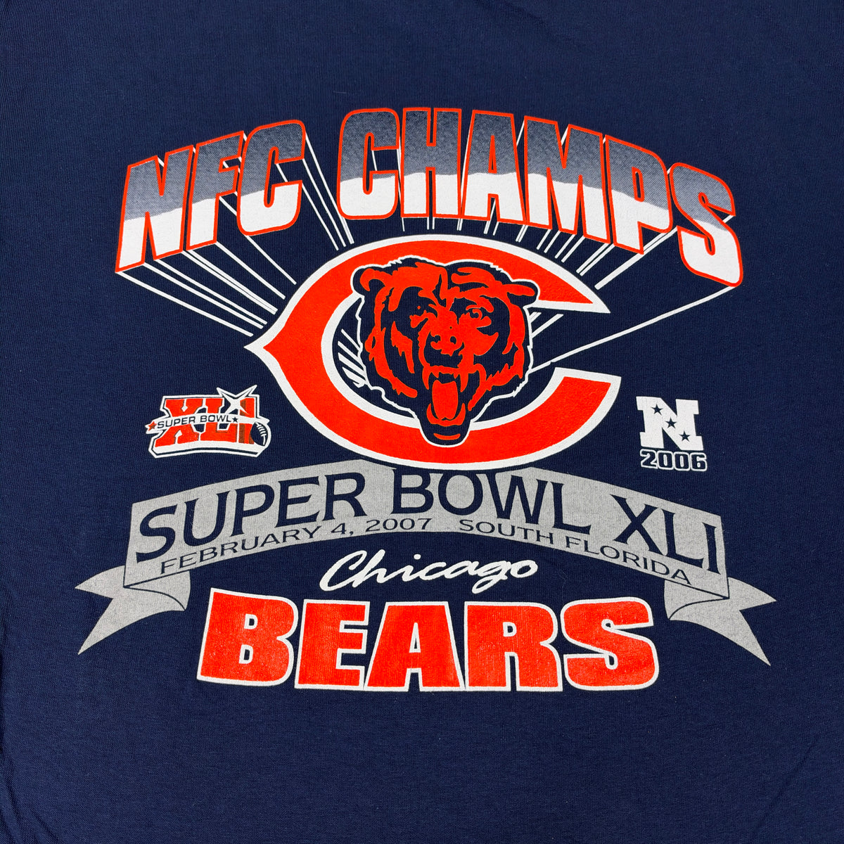 Vintage Chicago Bears Shirt NFC Champion Superbowl