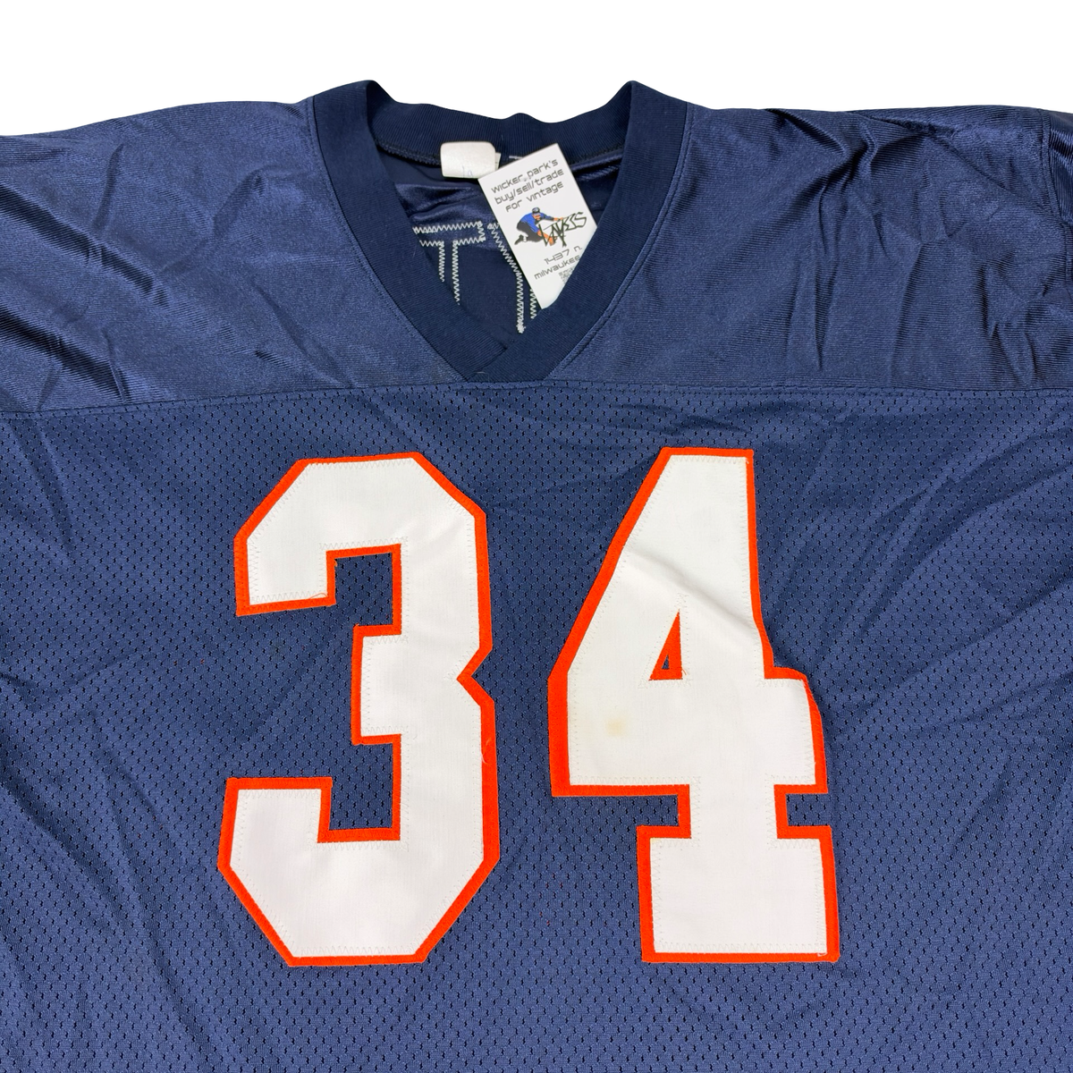 Walter Payton Vintage Chicago Bears Jersey Blue