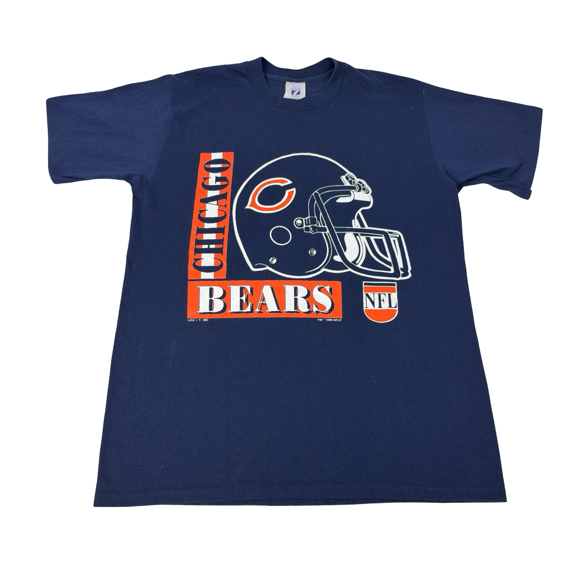 Vintage Chicago Bears Shirt Helmet Logo 7