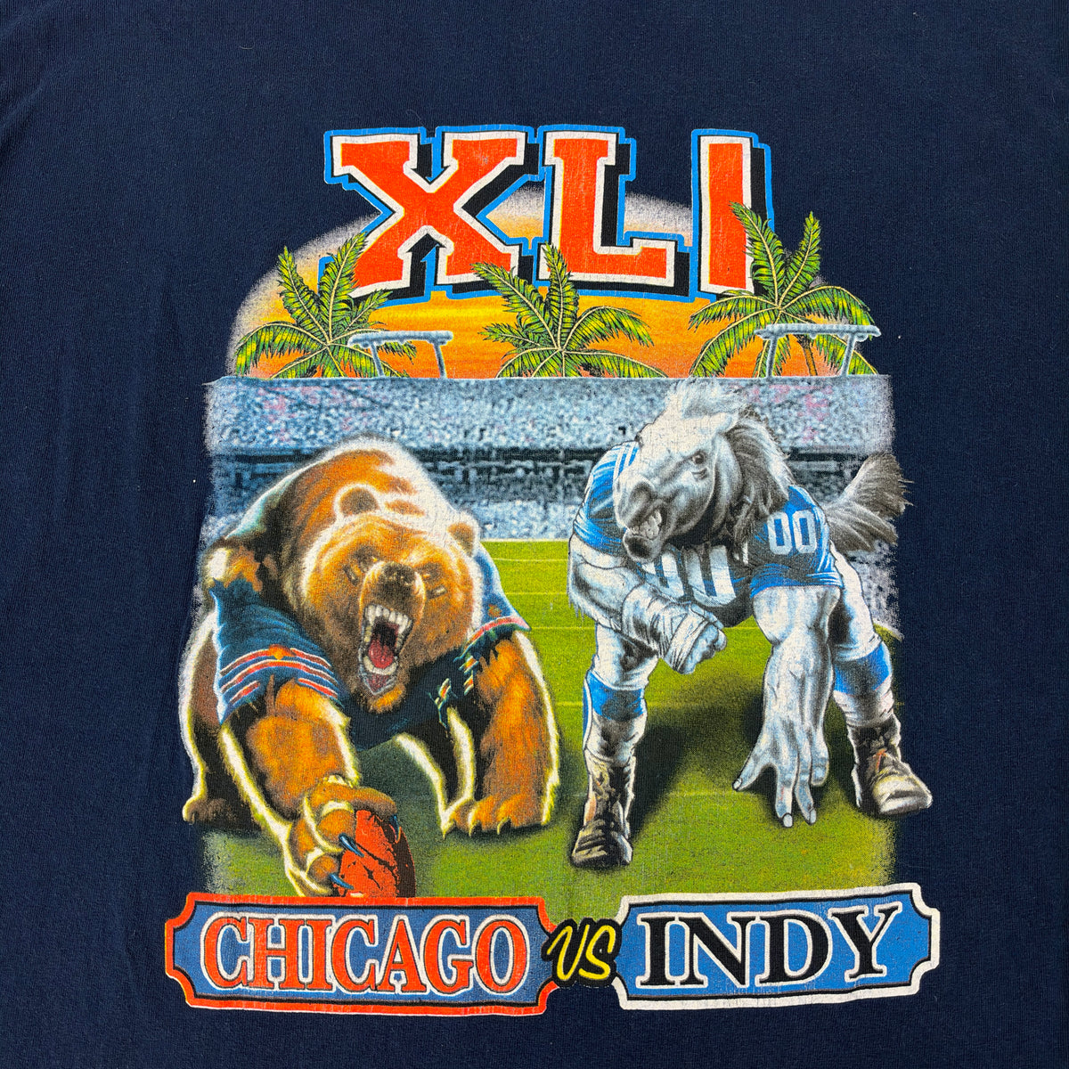 Vintage Chicago Bears Shirt Super Bowl Colts