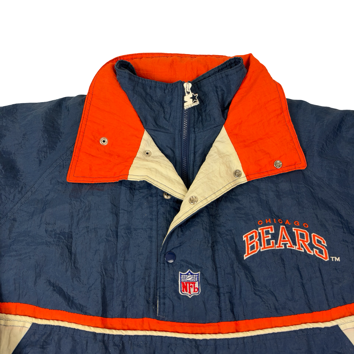 Vintage Chicago Bears Jacket Pullover Puffer