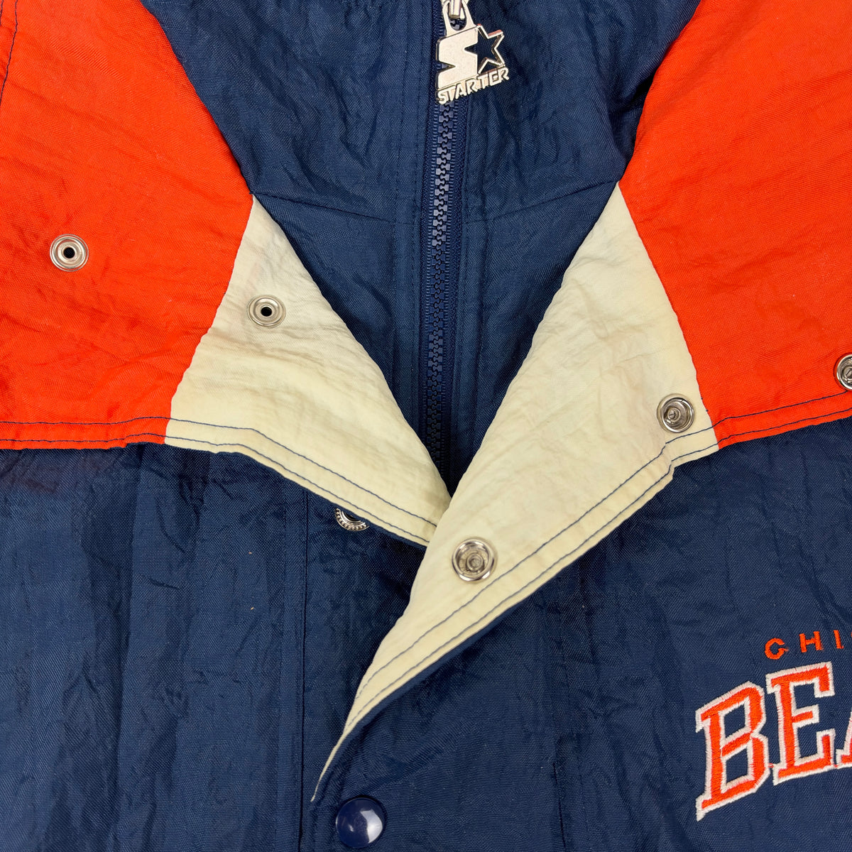 Vintage Chicago Bears Jacket Pullover Puffer