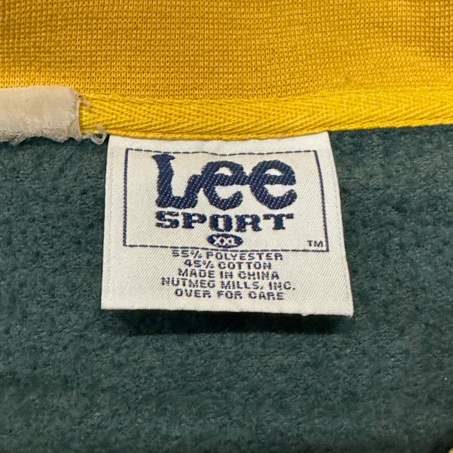 Vintage Green Bay Packers Sweatshirt Lee Embroidered