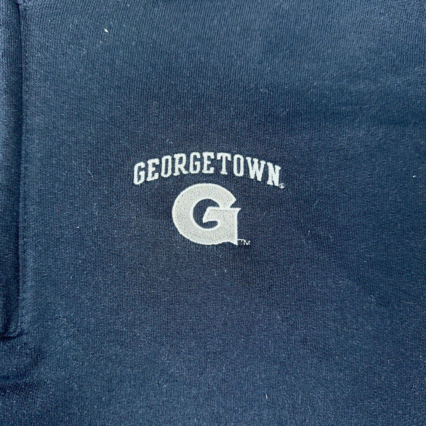 Georgetown University Navy Blue Champion 1/4 Zip Sweater