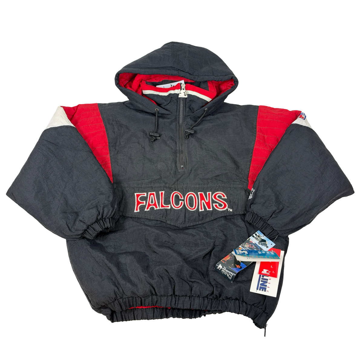 Vintage Atlanta Falcons Jacket Starter Pullover Puffer (New with Tags)