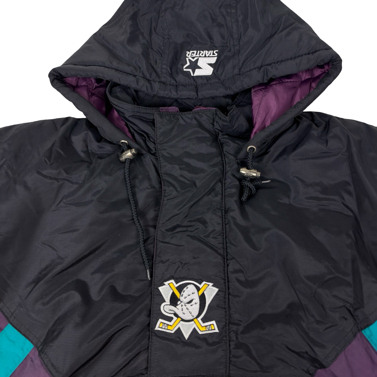 Vintage Anaheim Ducks Jacket Starter Pullover Puffer (New with Tags)